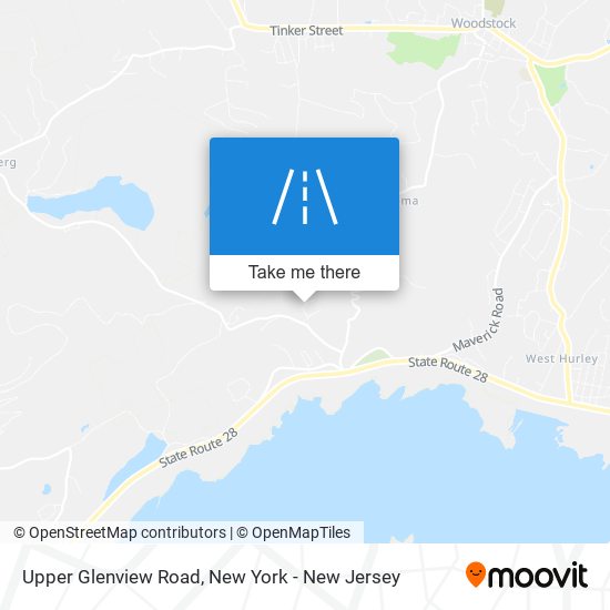 Mapa de Upper Glenview Road