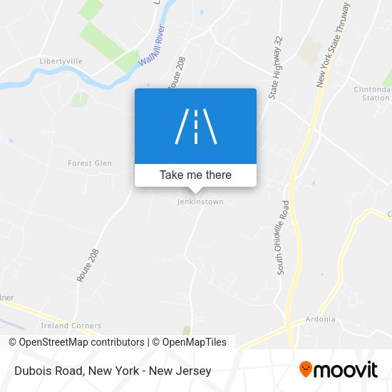 Mapa de Dubois Road