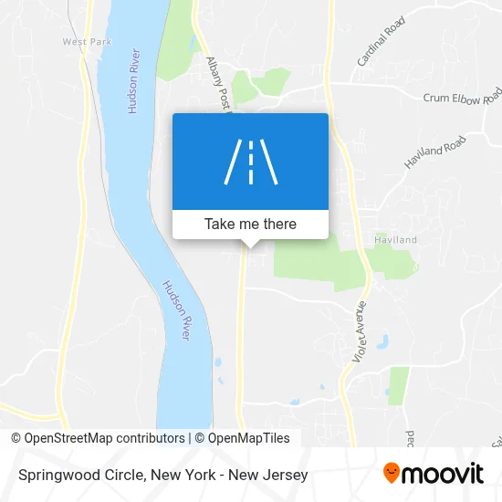 Springwood Circle map