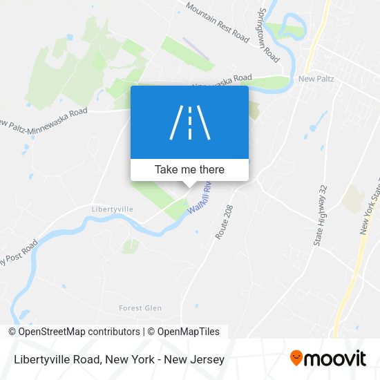 Mapa de Libertyville Road