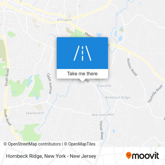 Hornbeck Ridge map