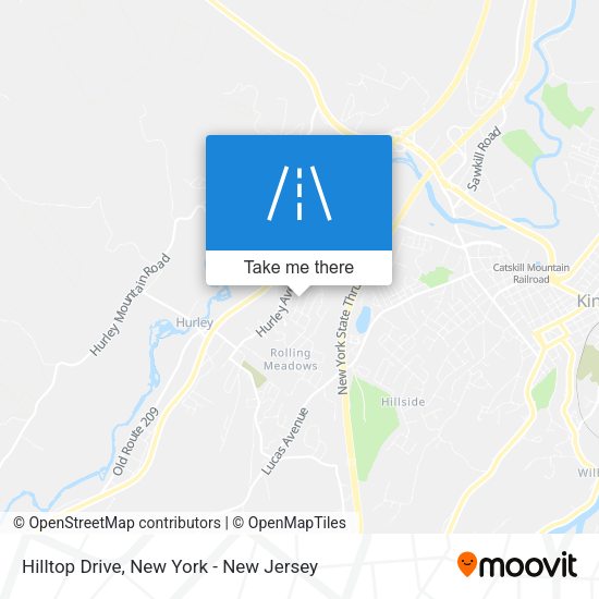 Mapa de Hilltop Drive