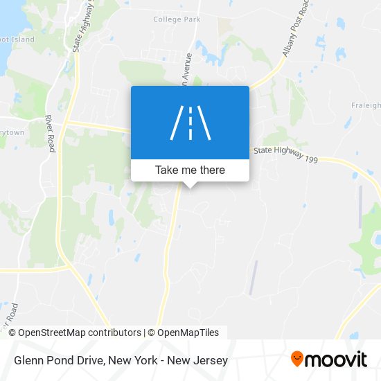 Glenn Pond Drive map