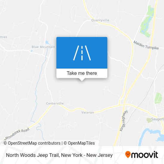 Mapa de North Woods Jeep Trail