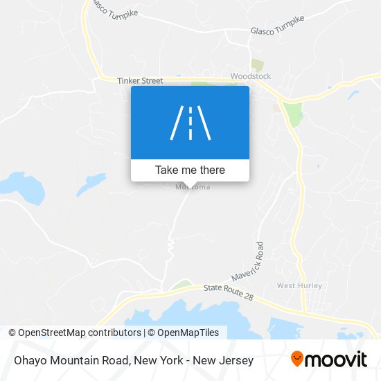 Ohayo Mountain Road map