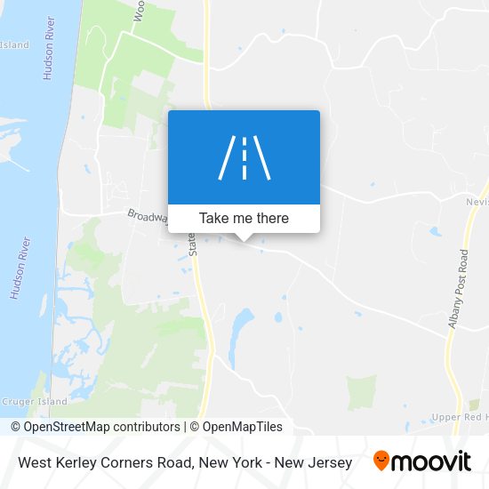 West Kerley Corners Road map
