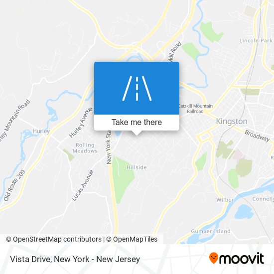 Vista Drive map