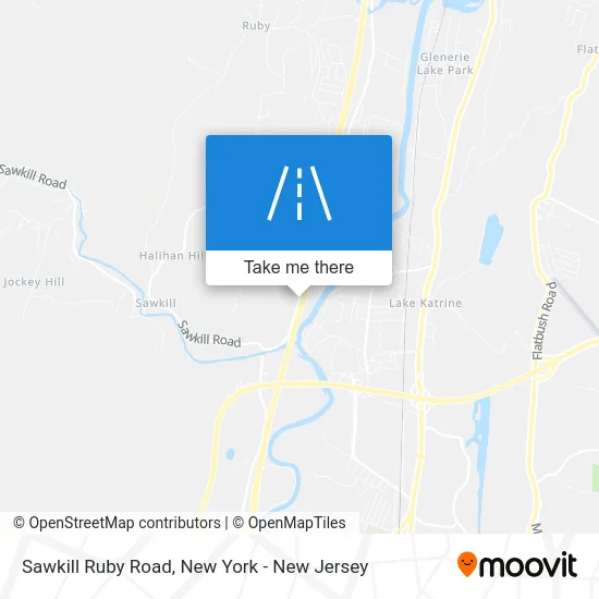 Sawkill Ruby Road map