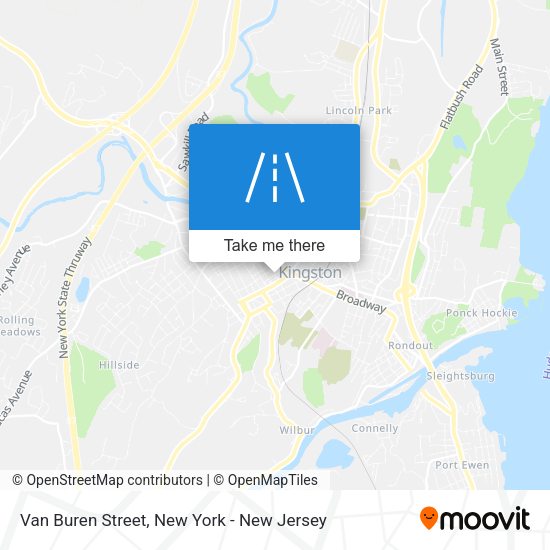 Mapa de Van Buren Street