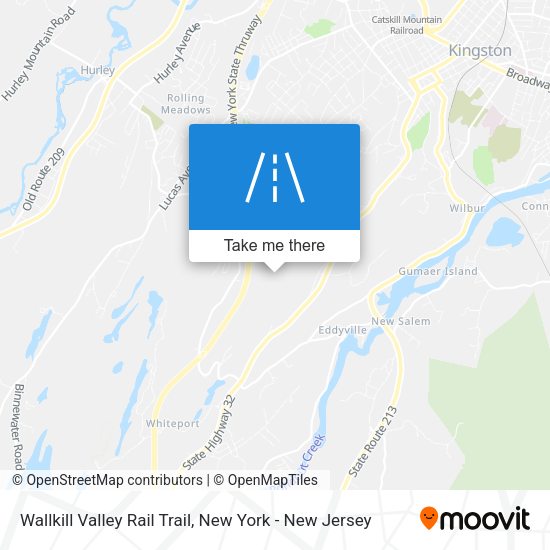 Wallkill Valley Rail Trail map