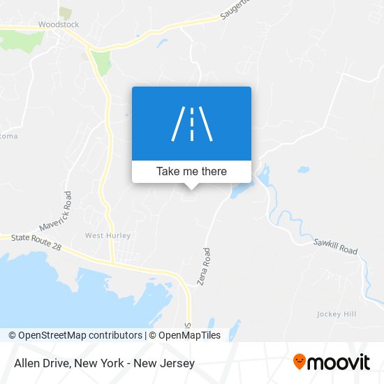 Allen Drive map