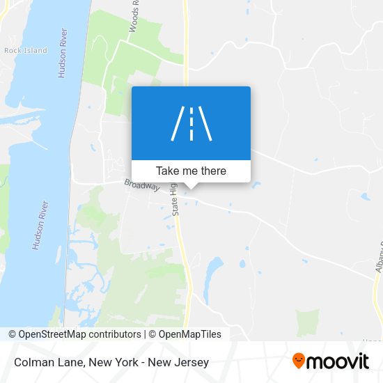 Mapa de Colman Lane