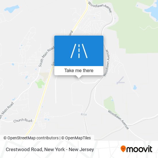 Mapa de Crestwood Road