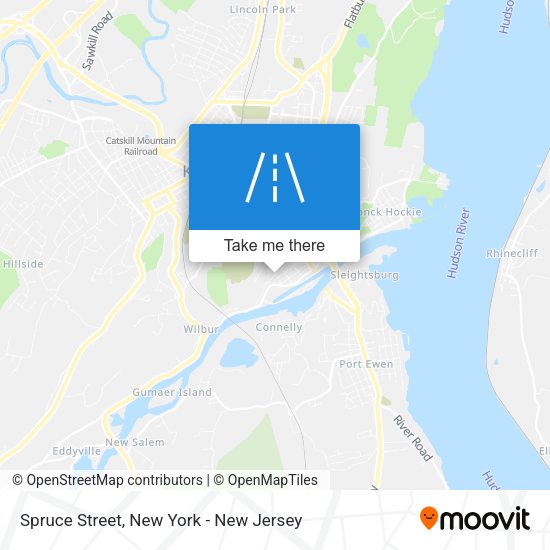 Mapa de Spruce Street
