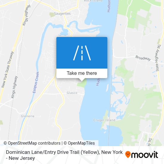 Mapa de Dominican Lane / Entry Drive Trail (Yellow)