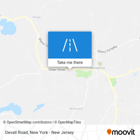 Devall Road map