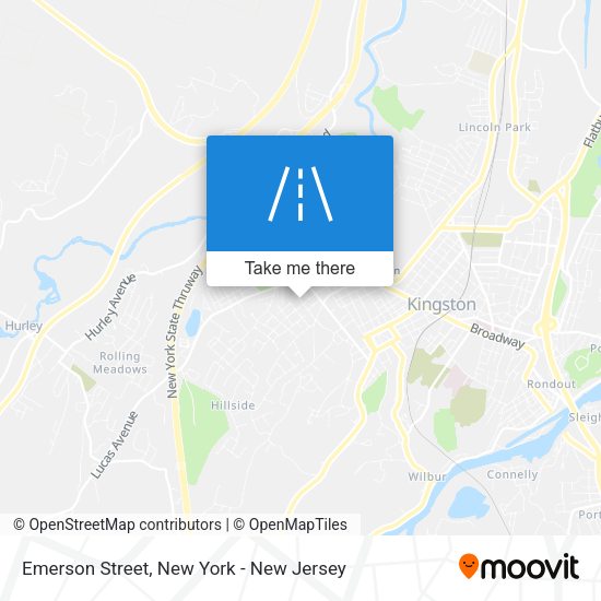 Mapa de Emerson Street