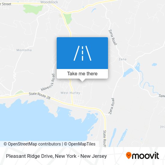 Mapa de Pleasant Ridge Drive