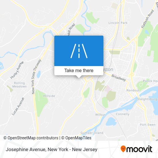 Mapa de Josephine Avenue