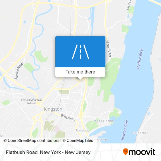 Mapa de Flatbush Road