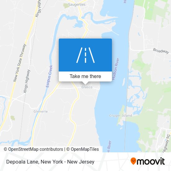 Mapa de Depoala Lane