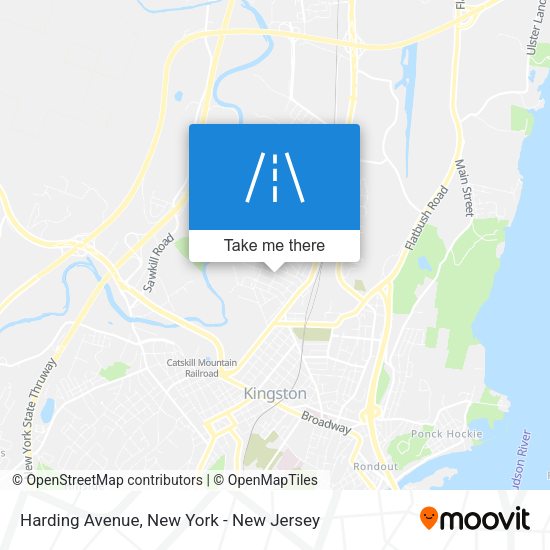 Mapa de Harding Avenue