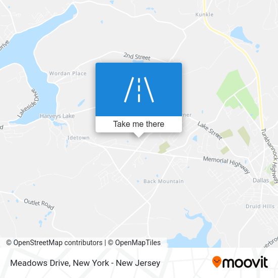 Mapa de Meadows Drive