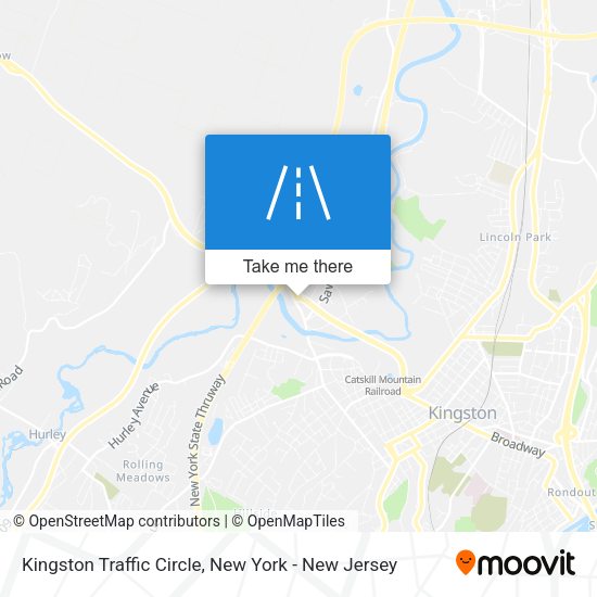 Kingston Traffic Circle map