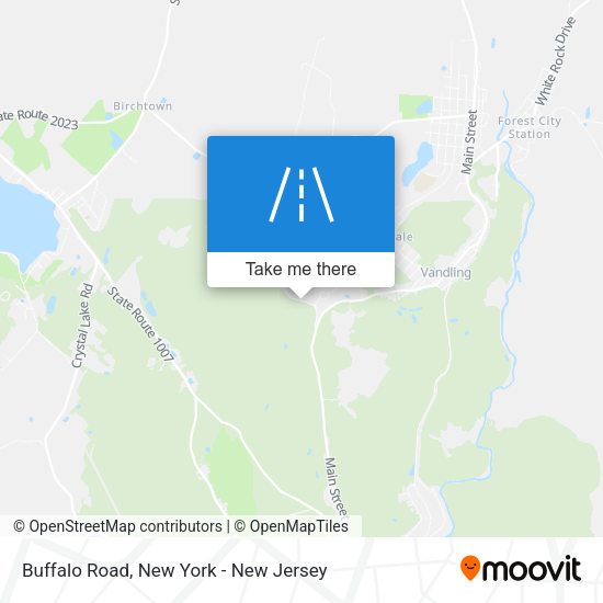 Buffalo Road map