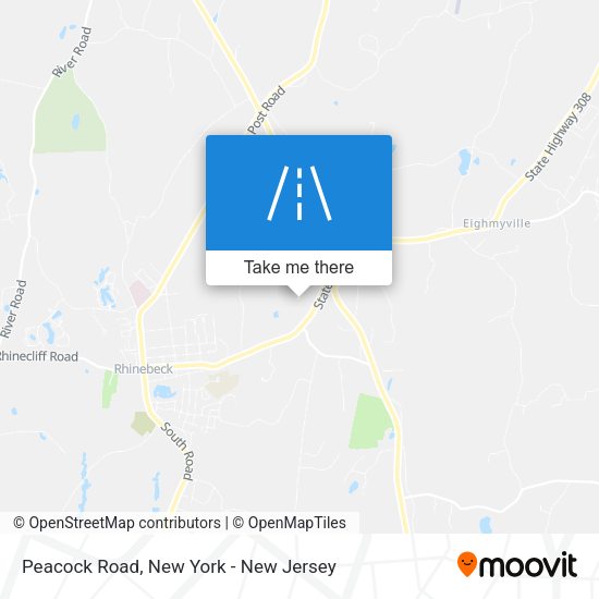 Mapa de Peacock Road