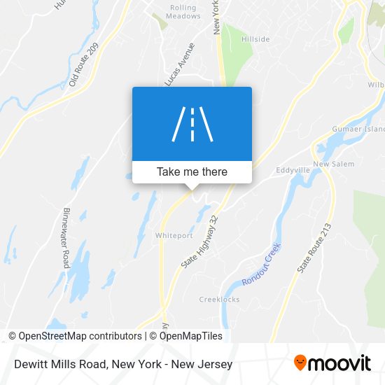 Mapa de Dewitt Mills Road