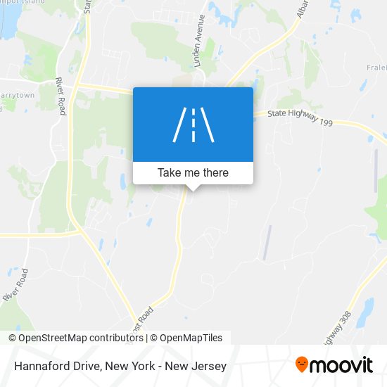 Hannaford Drive map