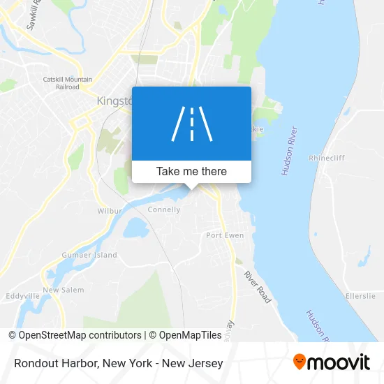 Rondout Harbor map