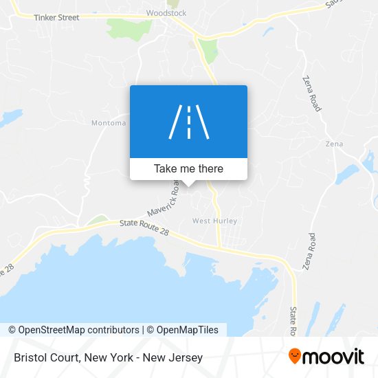 Mapa de Bristol Court