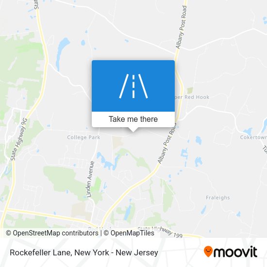 Mapa de Rockefeller Lane