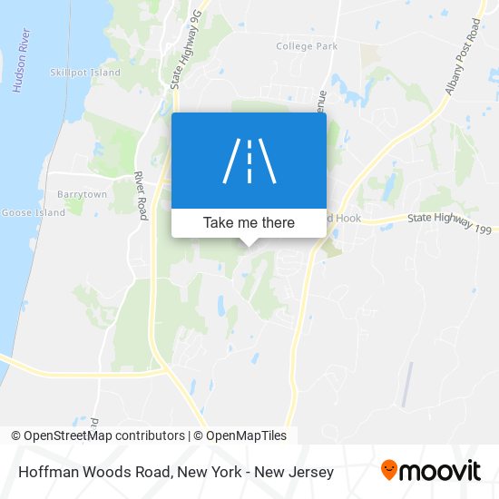 Mapa de Hoffman Woods Road