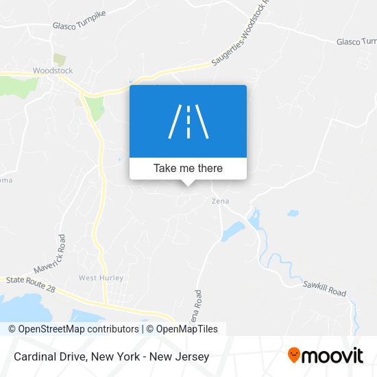 Mapa de Cardinal Drive