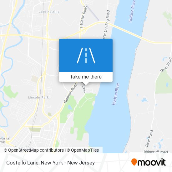 Costello Lane map