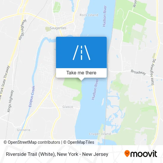 Riverside Trail (White) map