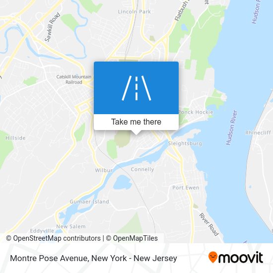 Mapa de Montre Pose Avenue