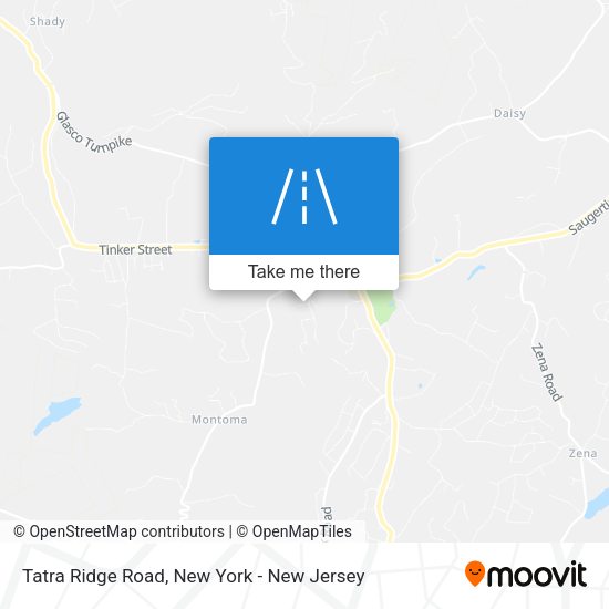 Mapa de Tatra Ridge Road