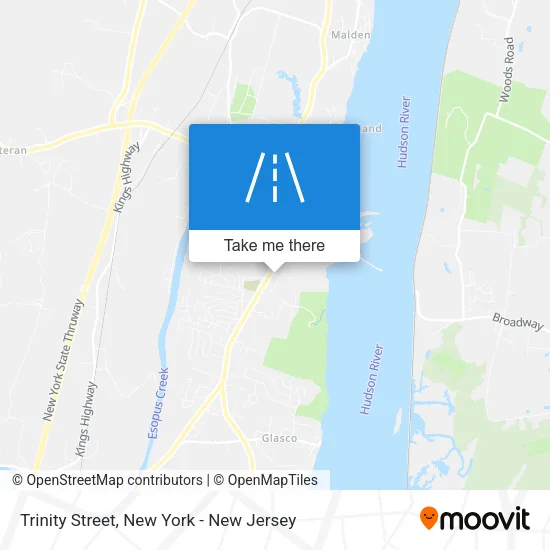 Trinity Street map