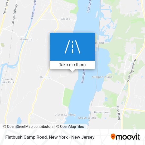 Flatbush Camp Road map