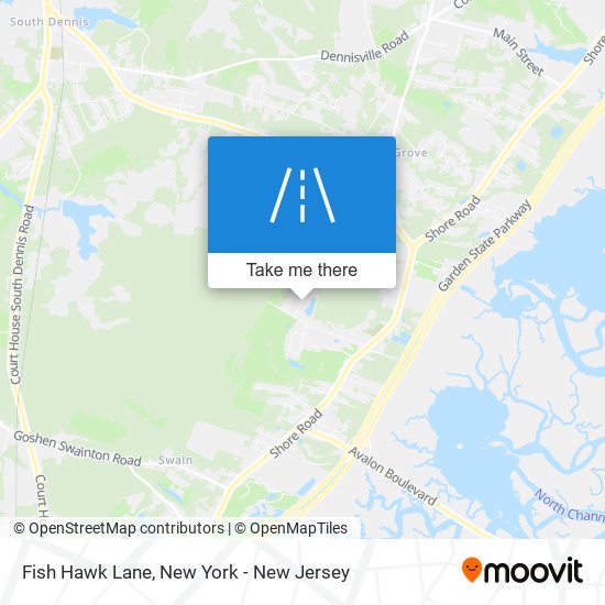 Mapa de Fish Hawk Lane