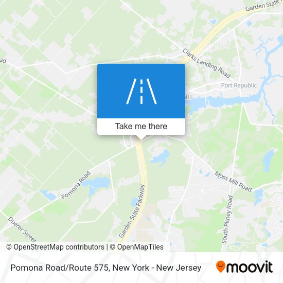 Mapa de Pomona Road/Route 575