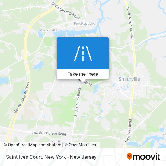 Mapa de Saint Ives Court