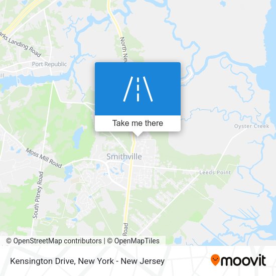Mapa de Kensington Drive