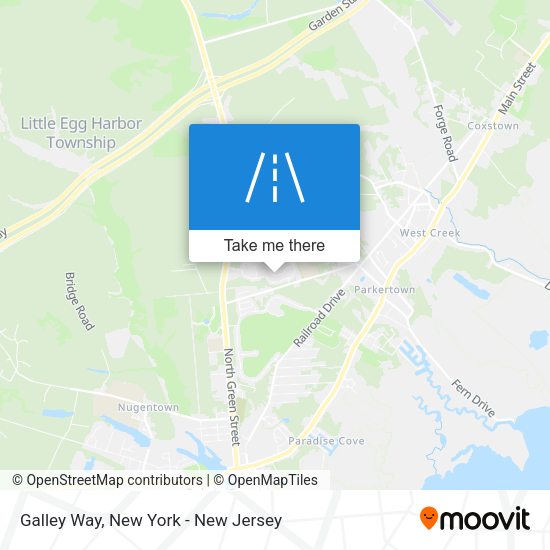Mapa de Galley Way