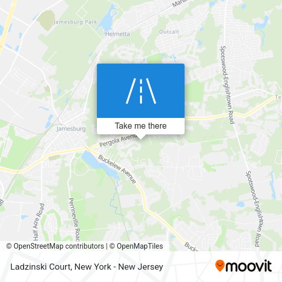 Mapa de Ladzinski Court