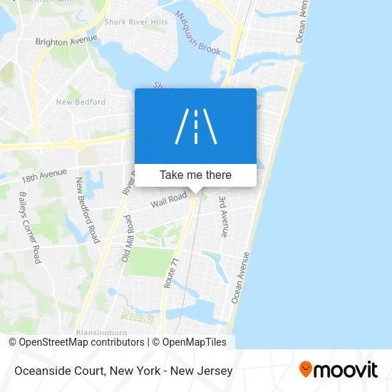 Mapa de Oceanside Court